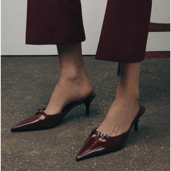 ZARA Pointed Toe Slip-Ons NWT - Picture 12 of 16